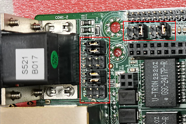 7430工控機串口設(shè)置RS-485以及測試方法